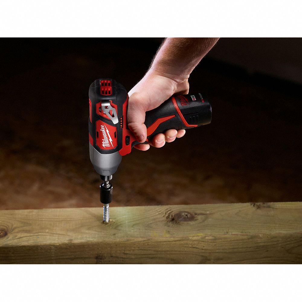 MILWAUKEE Impact Driver 1,000 inlb Max. Torque, 2,500 RPM Free Speed