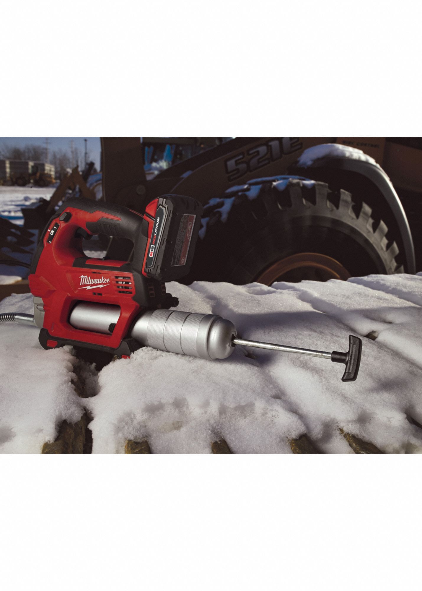 MILWAUKEE Cordless Grease Gun 18 V Volt, LiIon, Pistol Grip Grease