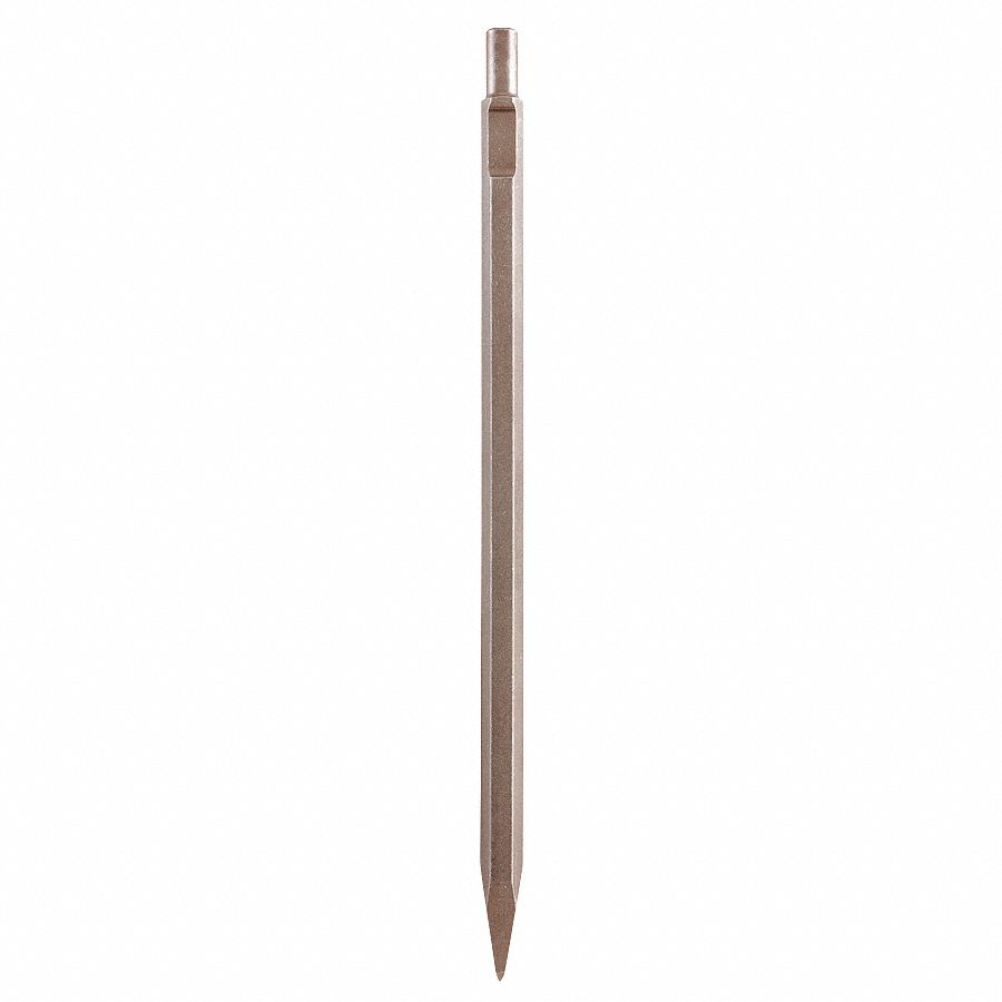 CHISEL FOR SPLINE TOOL, 1 23/32 IN HEAD W, 18 IN LENGTH, ¾ IN SHANK DIAMETER