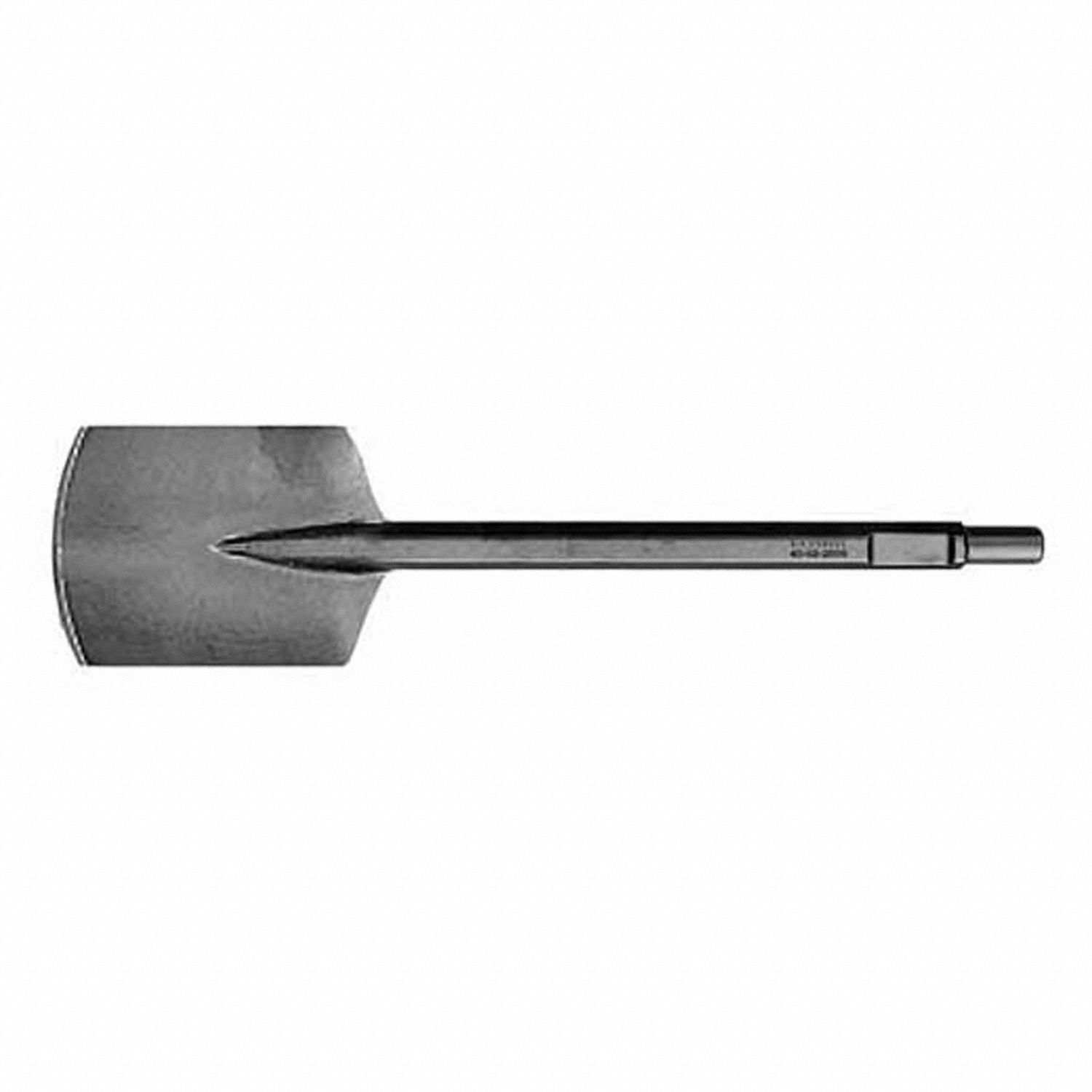 CHISEL FOR SPLINE TOOL, 4½ IN HEAD W, 16¾ IN LENGTH, ¾ IN SHANK DIAMETER