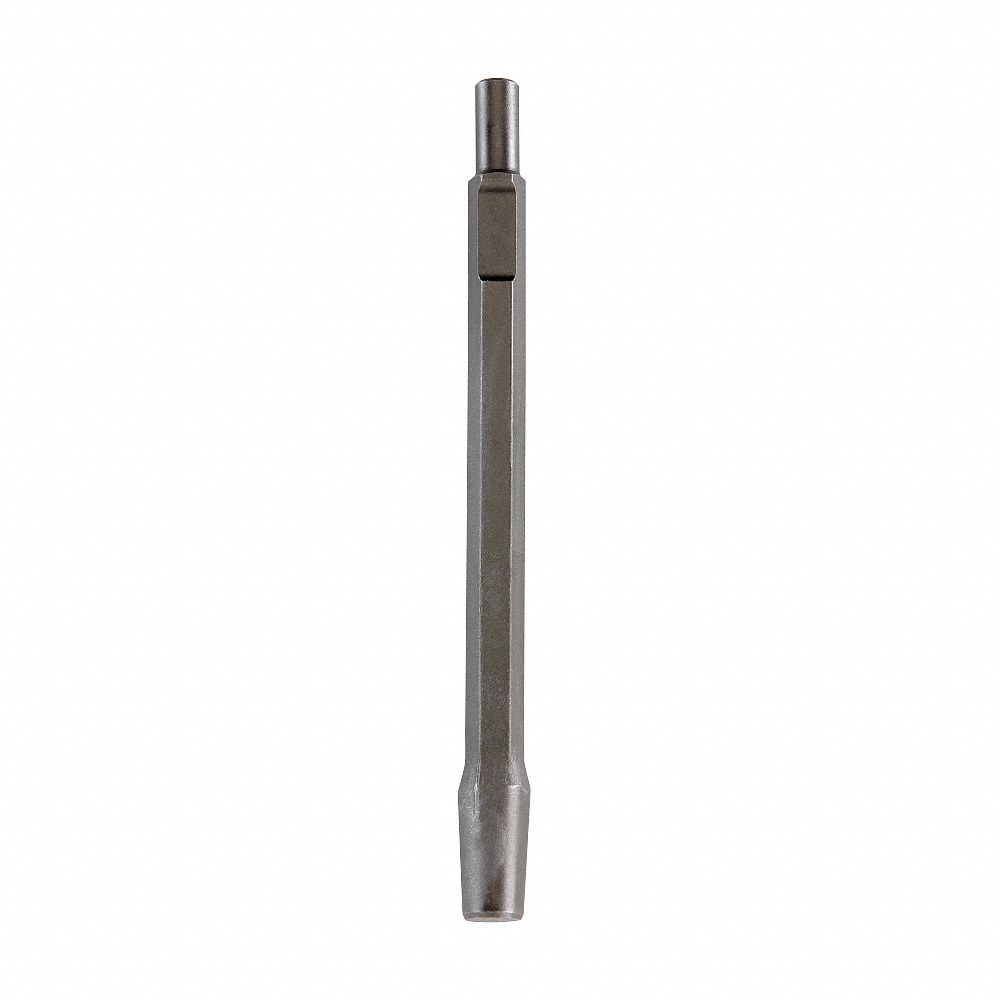 Chisel for Spline Tool: 1 3/64 in Head Wd, 12 in Overall Lg, 3/4 in Shank Dia