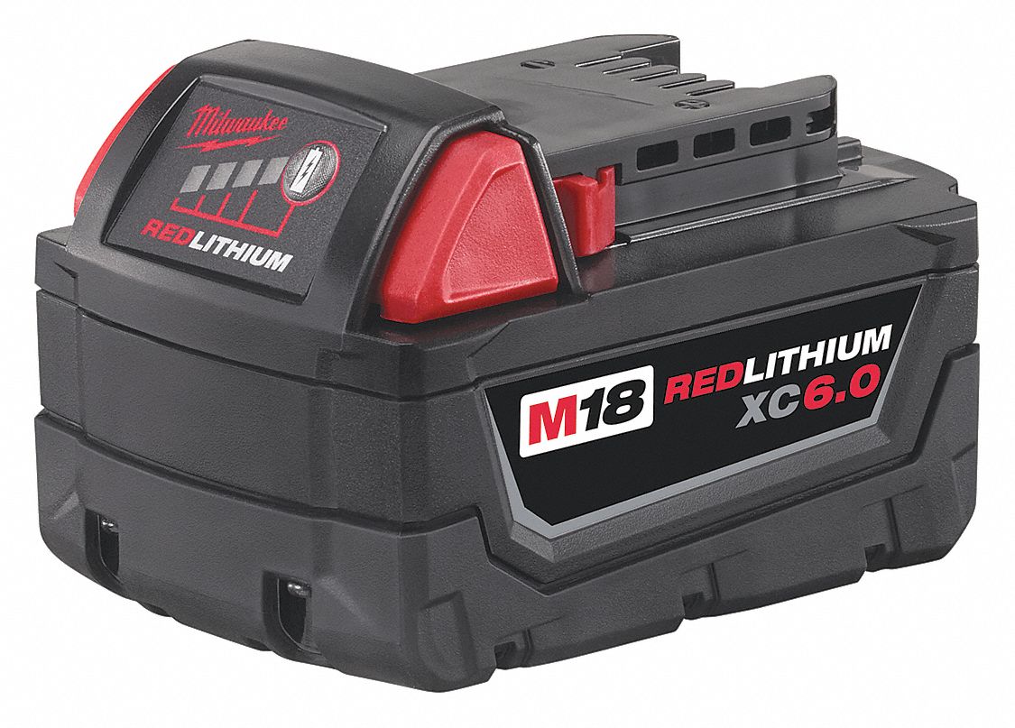 Milwaukee®, M18™ REDLITHIUM™, Battery - 45LD78|48-11-1860 - Grainger