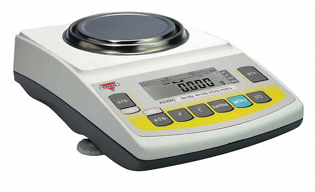 Compact Bench Scale: 200 g Capacity, 0.001 g Readability, ct/g/gr/kg/lb/oz/ozt/pwt