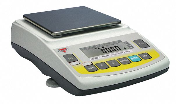 Compact Bench Scale: 1, 000 g Capacity, 0.01 g Readability, ct/g/gr/kg/lb/oz/ozt/pwt
