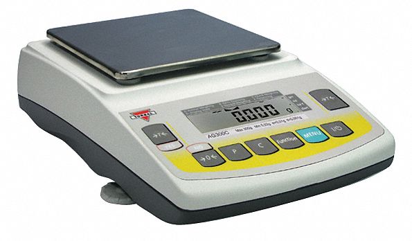 Compact Bench Scale: 3, 000 g Capacity, 0.01 g Readability, ct/g/gr/kg/lb/oz/ozt/pwt