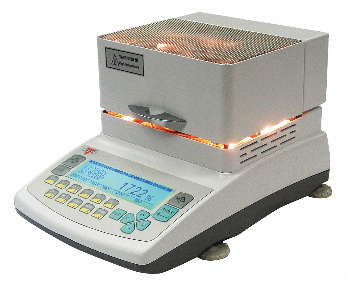 TORBAL, 60 g Max Capacity, 0°C to 250°C, Moisture Analyzer 45LH10