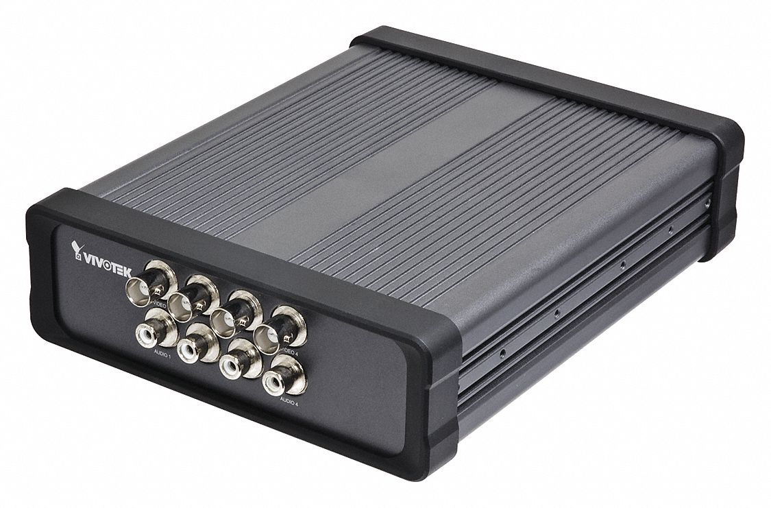 VIVOTEK Video Encoder 4 Camera Inputs, 12V DC/24V AC 45LJ92VS8401