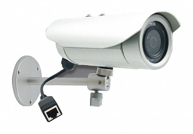 ACTI IP Camera: Bullet, Fixed, 3.6 mm Max Focal Lg, 10MP, RJ45, 101.4° Max  Viewing Angle, 1/2.3 CMOS