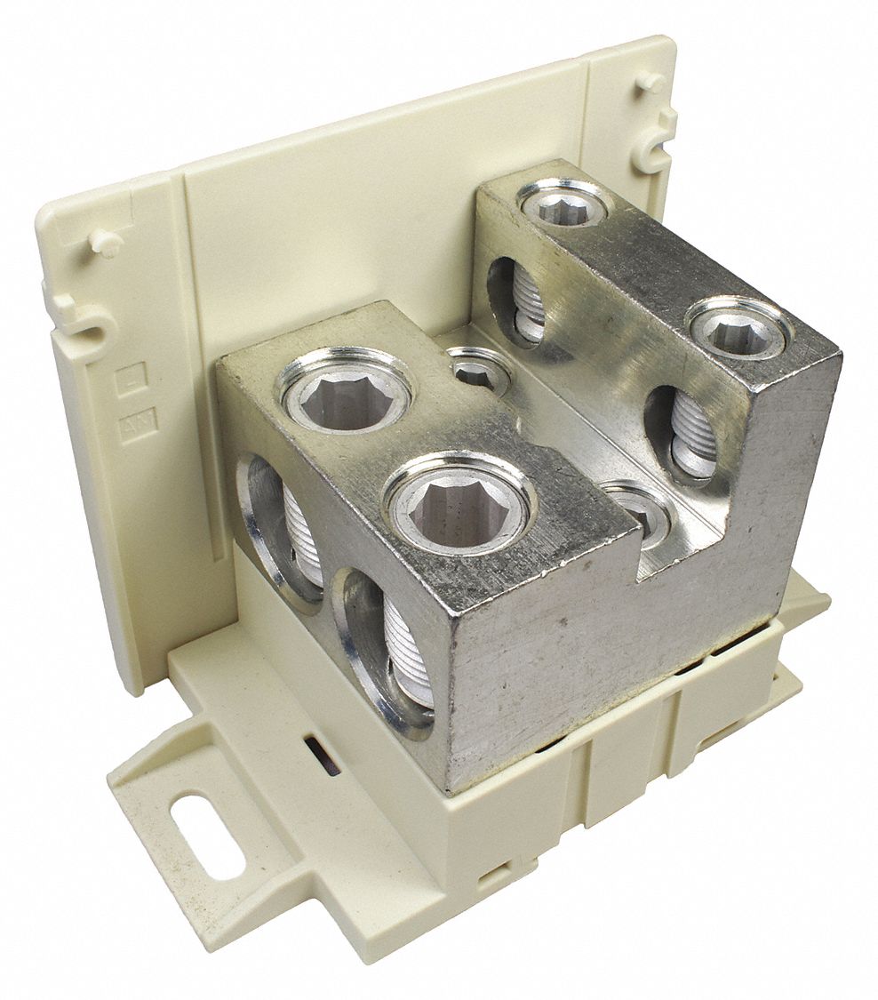 POWER DISTRIBUTION BLOCK, 1 POLE, DIN-RAIL/SURFACE MOUNT