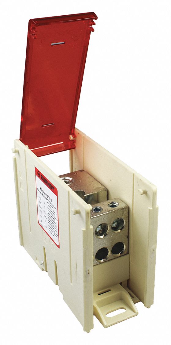 BURNDY Power Distribution Block Cover For Use With BDBMCS_ Series Pwr