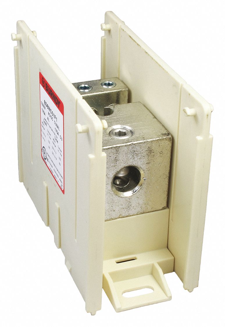 POWER DISTRIBUTION BLOCK, 1 POLE, DIN-RAIL/SURFACE MOUNT