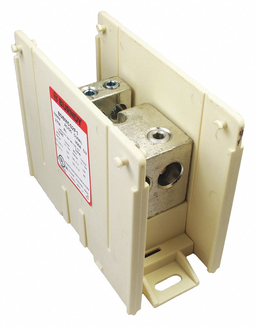 POWER DISTRIBUTION BLOCK, 1 POLE, DIN-RAIL/SURFACE MOUNT