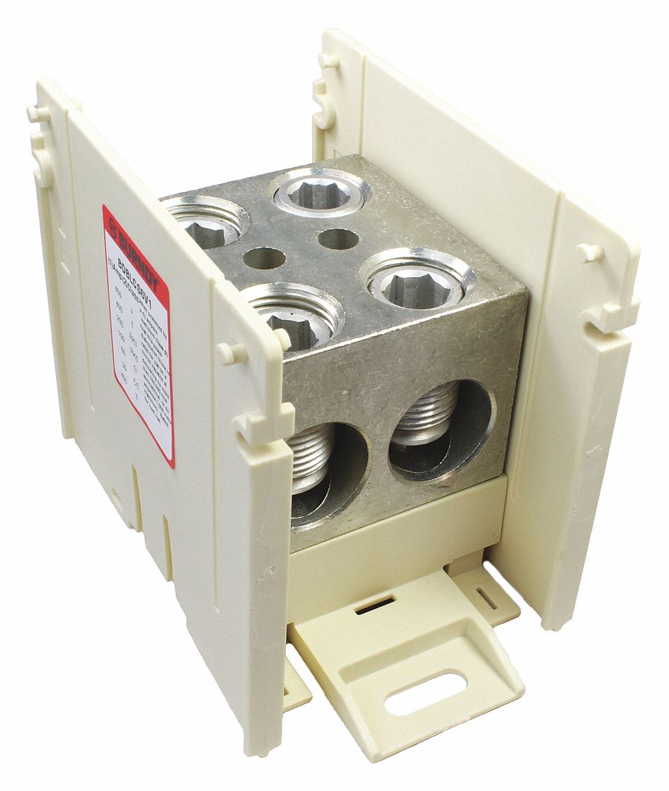 POWER DISTRIBUTION BLOCK, 1 POLE, DIN-RAIL/SURFACE MOUNT