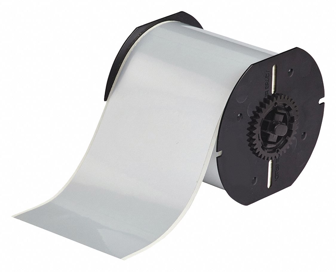 4 in x 130 ft, Metallized Polyester, Continuous Label Roll 45LT13