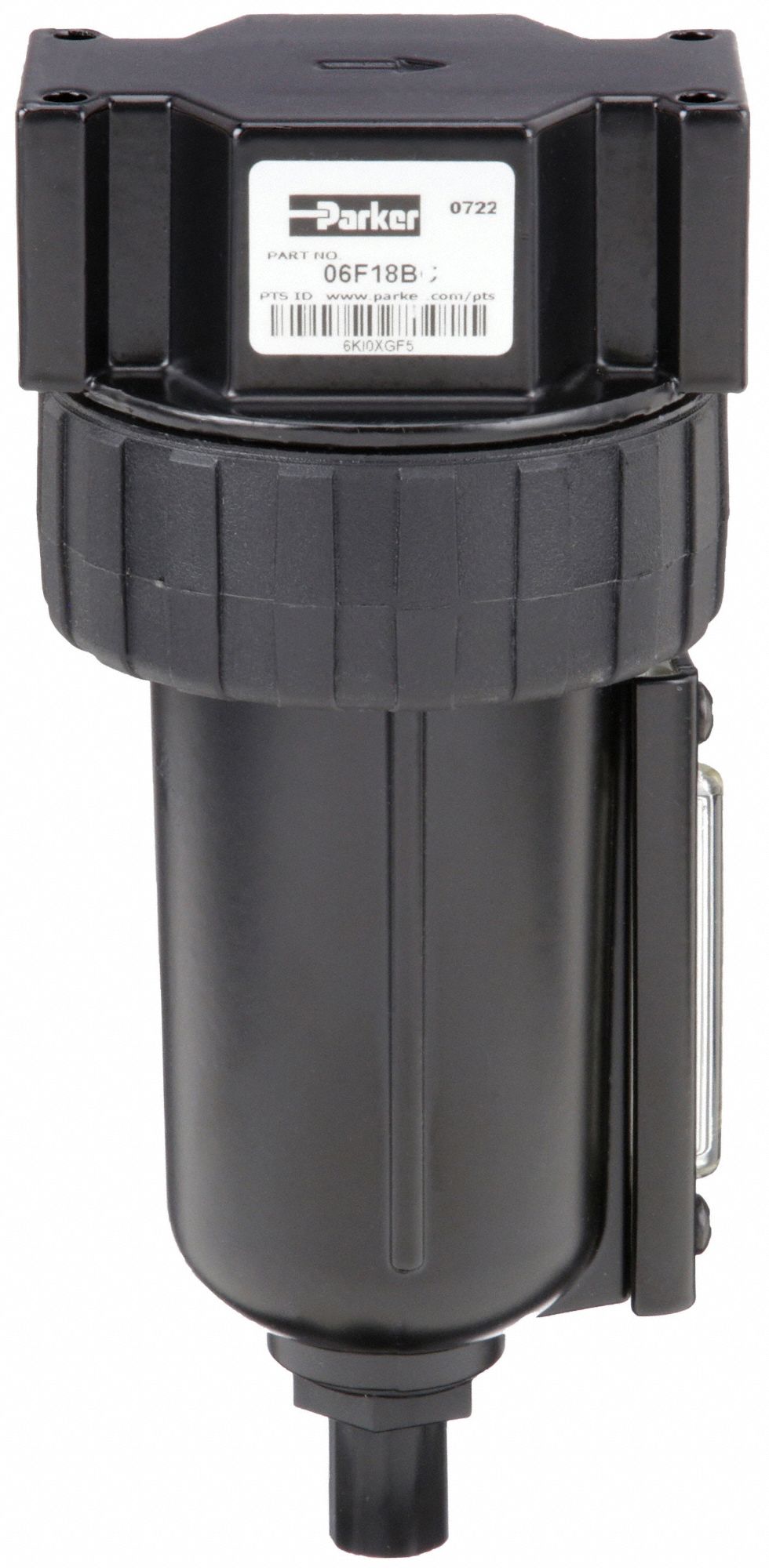 PARKER, Particulate, 1/4 in NPT, Compressed Air Filter 45LU9506F18BC