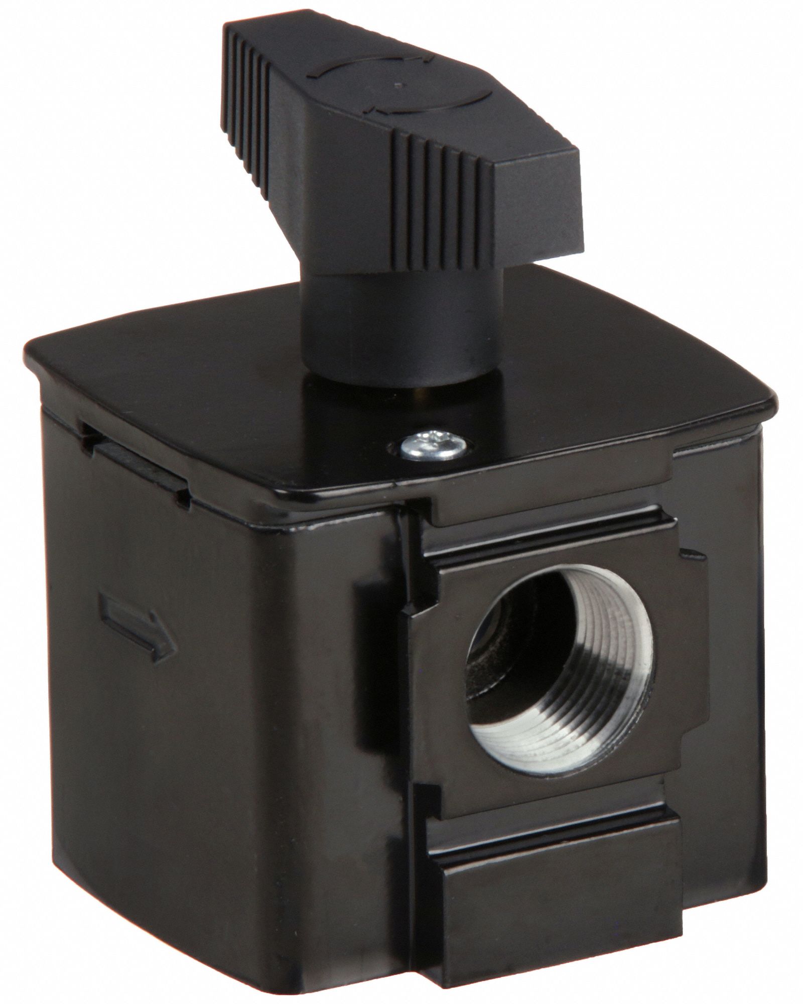 AIR LINE LOCKOUT VALVE, 3/4 IN NPT THREAD, 3/4 IN NPT OUTLET SIZE, 246 PSI MAXIMUM OPERATING PRESSURE, V73