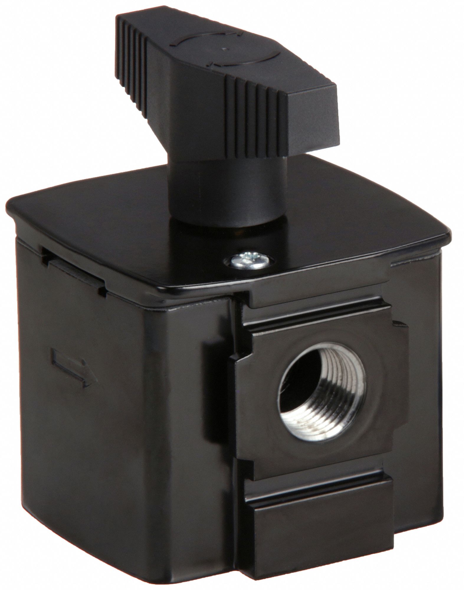 AIR LINE LOCKOUT VALVE, 1/2 IN NPT OUTLET SIZE, 246 PSI MAXIMUM OPERATING PRESSURE, V73