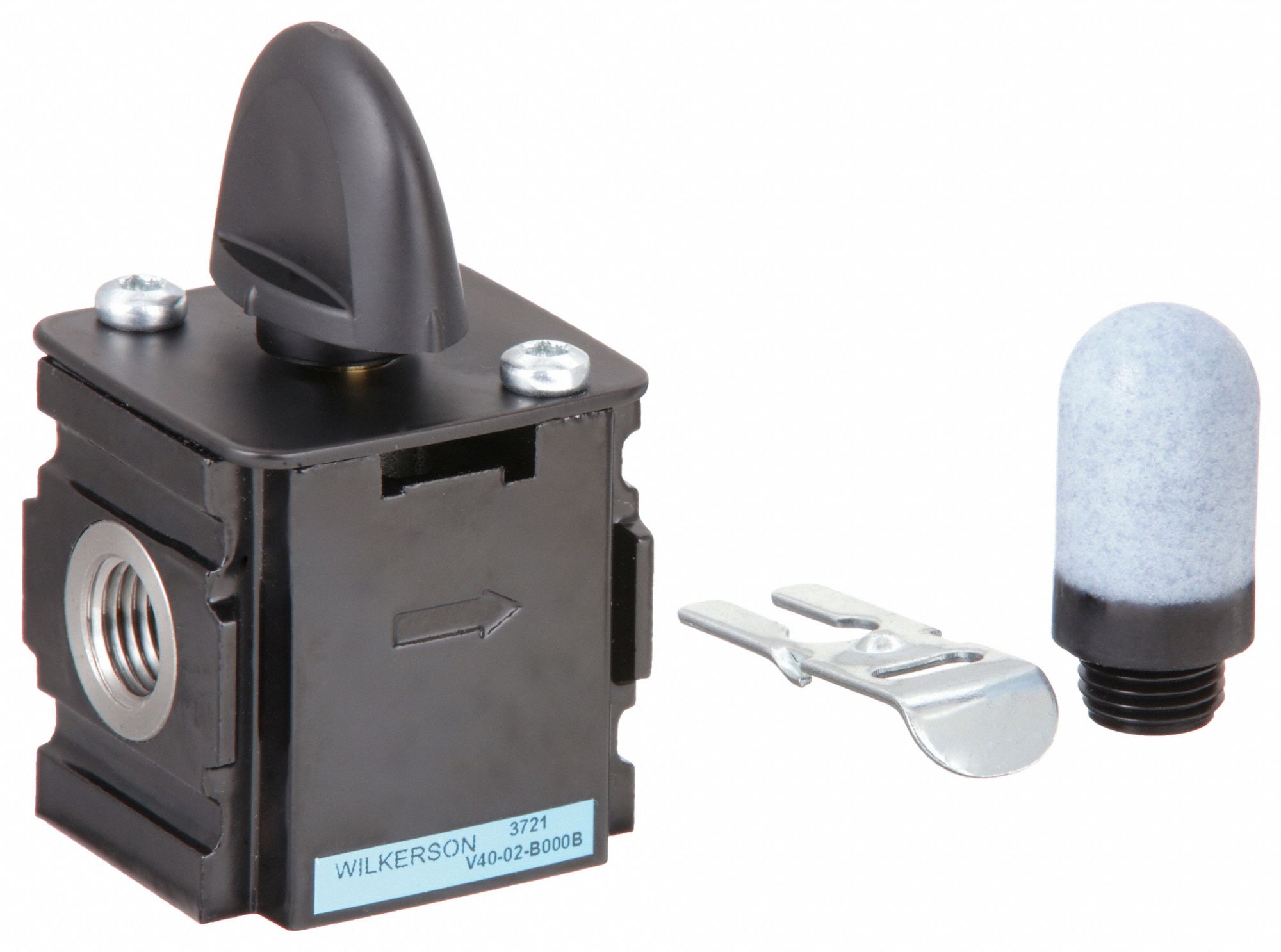 WILKERSON Air Line Lockout Valve 1/4 in NPT, 1/4 in NPT Outlet Size, 246 psi Max Op Pressure