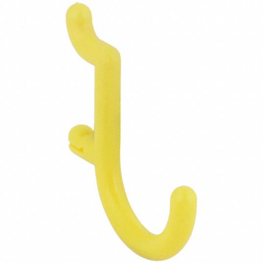 3/4” J Hook Yellow