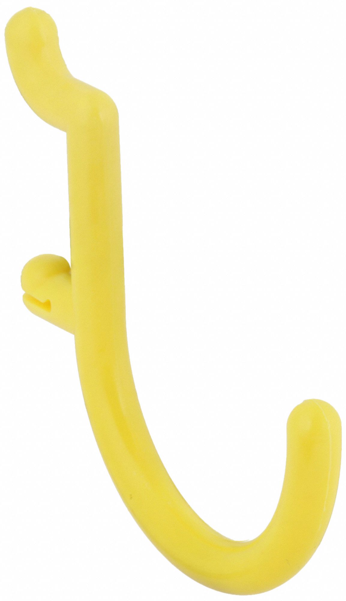 J-Hook: 1/4 in Peg Hole, For 1 in Pegboard Hole Spacing, Snap-On, Surface, 25 PK