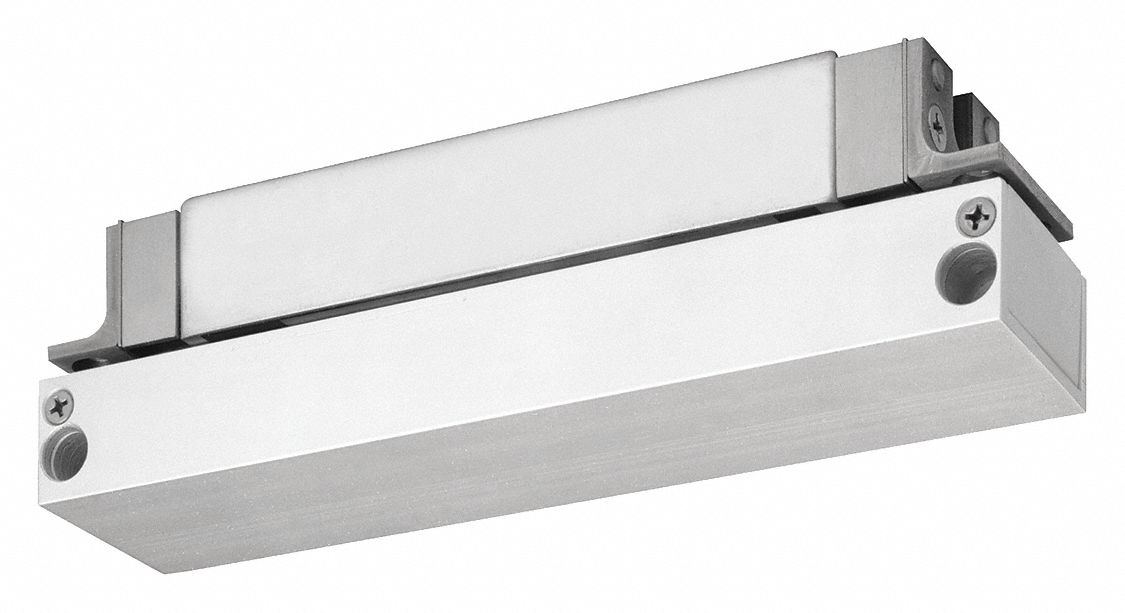 Electromagnetic Lock: 8 in Lg, 1 1/4 in Wd, 1 1/2 in Ht