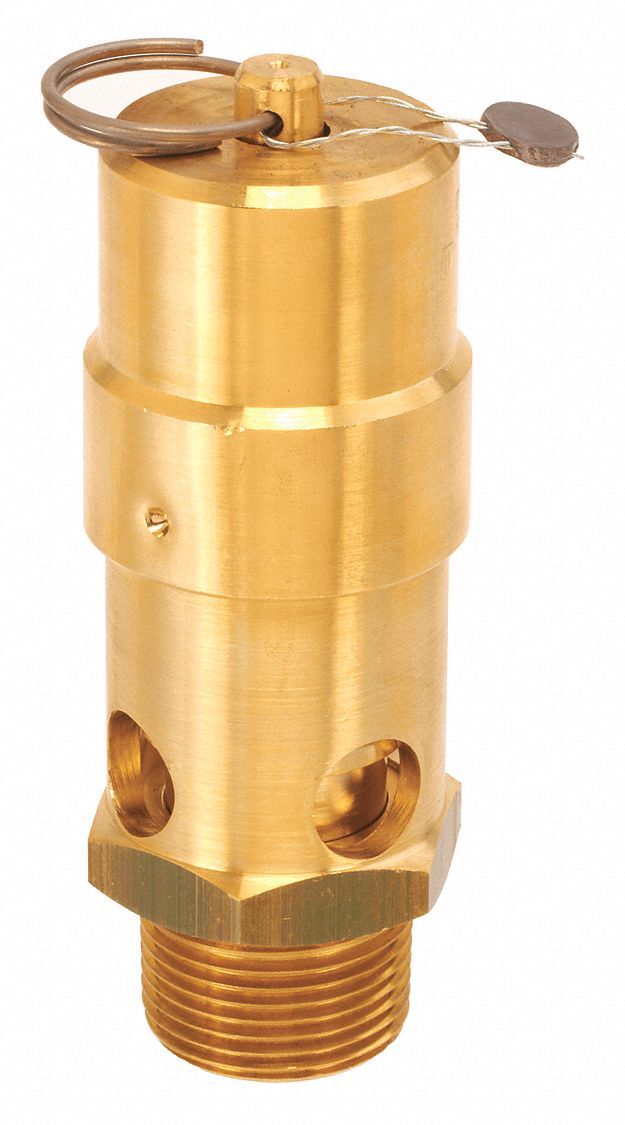 CONTROL DEVICES Brass Air Safety Valve with Soft Seat Valve Type   Pneumatic Safety Valves   45MH41|SW10 0A060