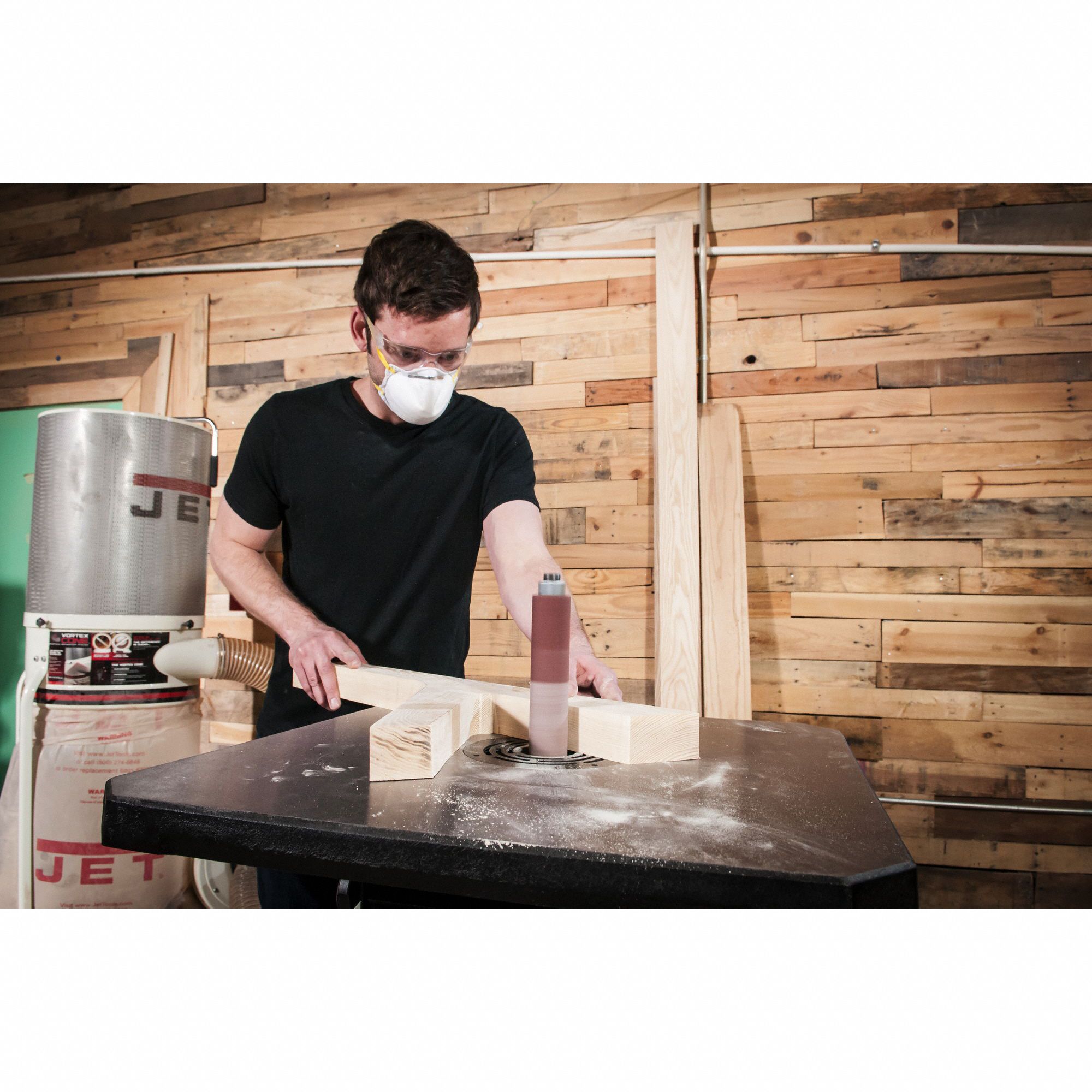 JET Oscillating Spindle Sander 115/230, 4 Belt Size (In.), 1,720 SFPM