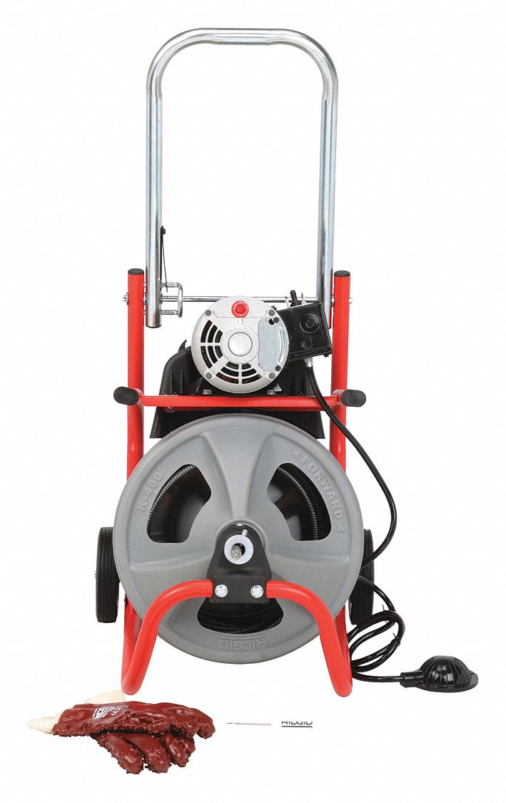 BLUEROCK SDS200 2 inch - 8 inch Sectional Pipe Drain Cleaning Machine 60' Snake Cleaner