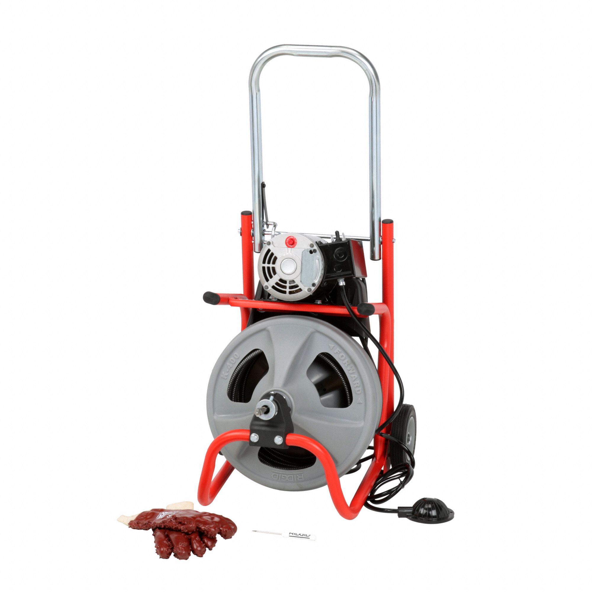 RIDGID K-400 AutoFeed Drain Cleaning Snake Auger 120-Volt Drum