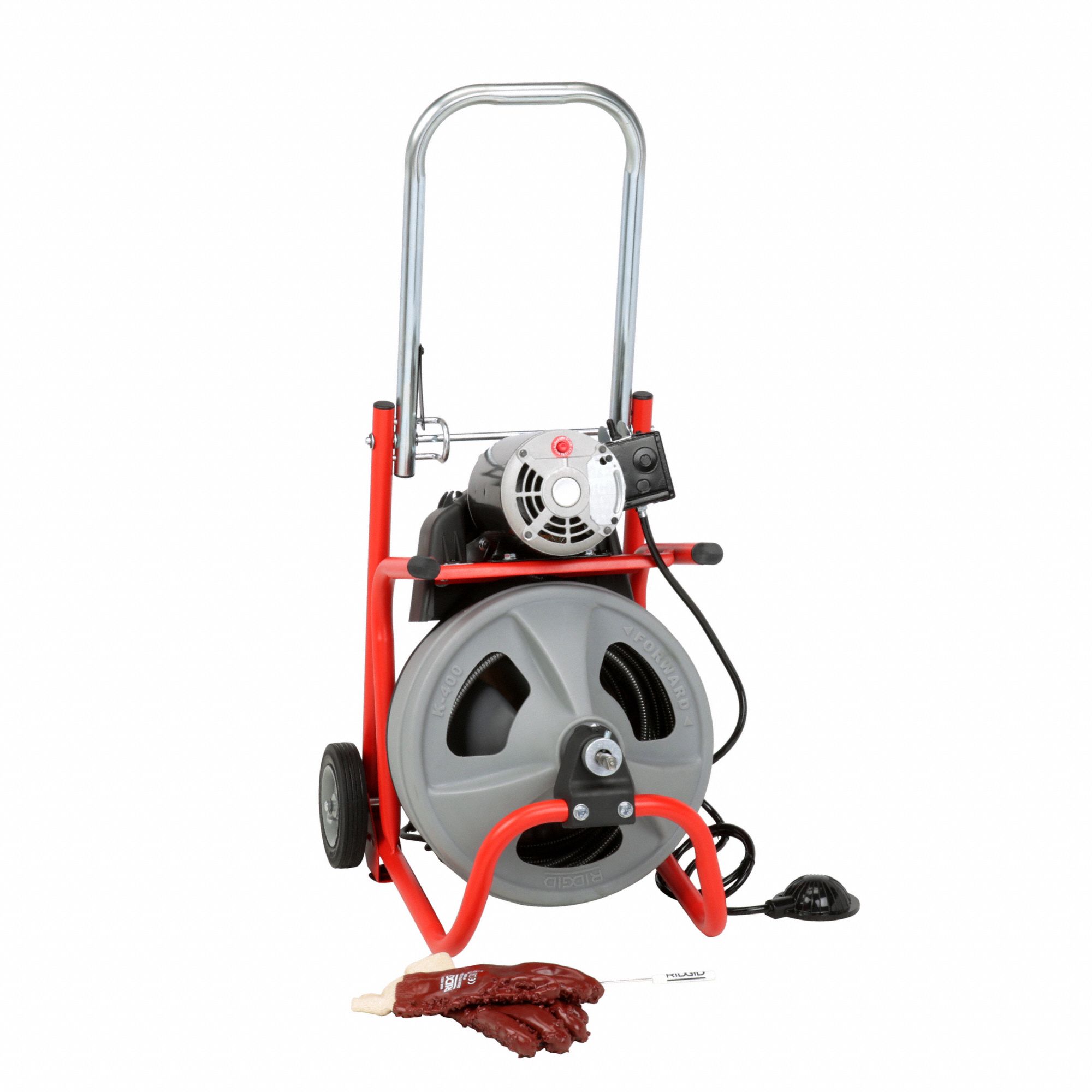 RIDGID K-400 AutoFeed Drain Cleaning Snake Auger 120-Volt Drum