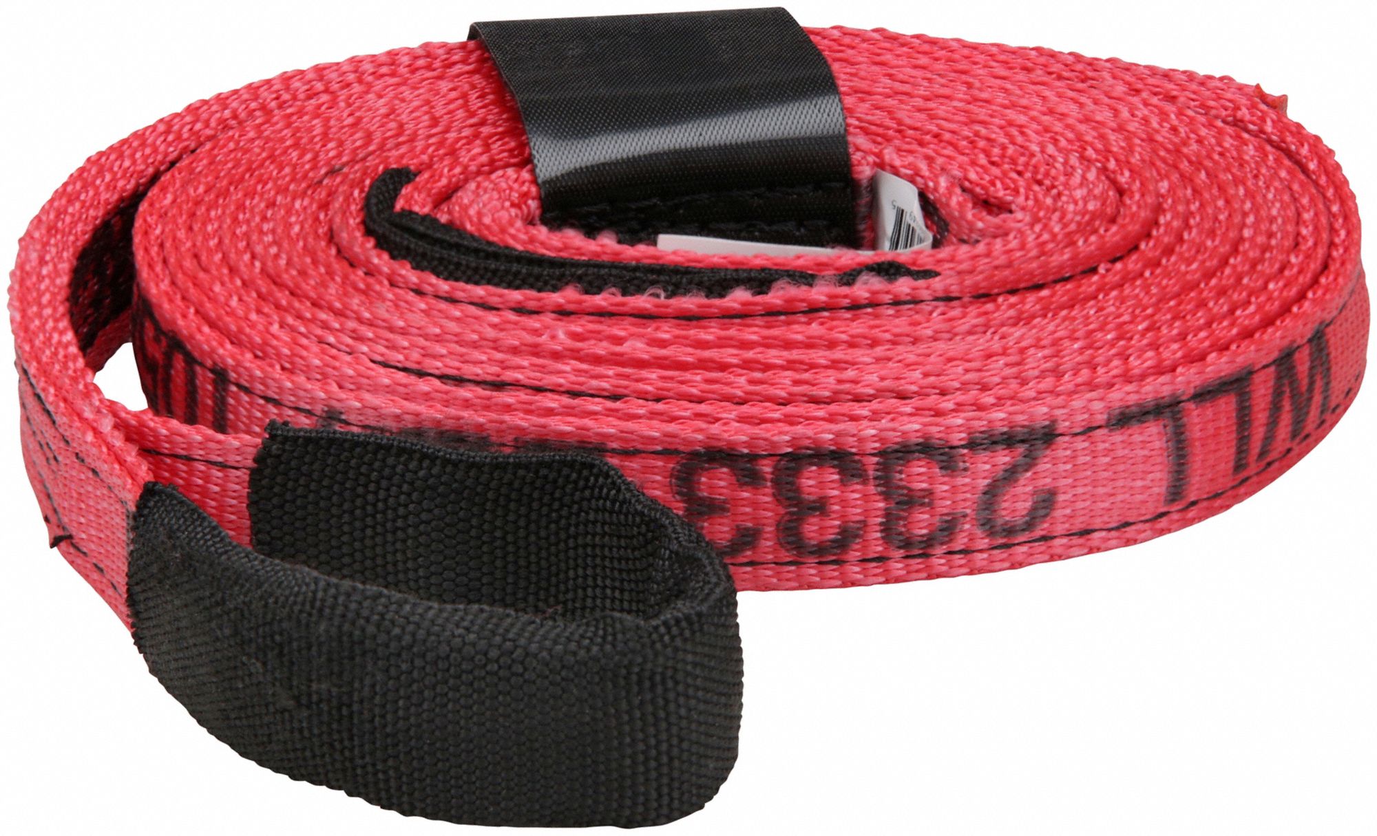 SNAPLOC, 1 in x 15 ft Overall Hook Size, Grade 5, Tow Strap 45MJ62SLTT115K07R Grainger