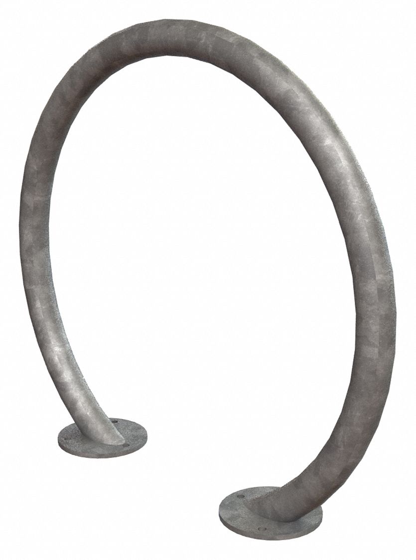 BIKE RACK,GALV,(2)BIKES,32-3/8IN.H,3IN.W