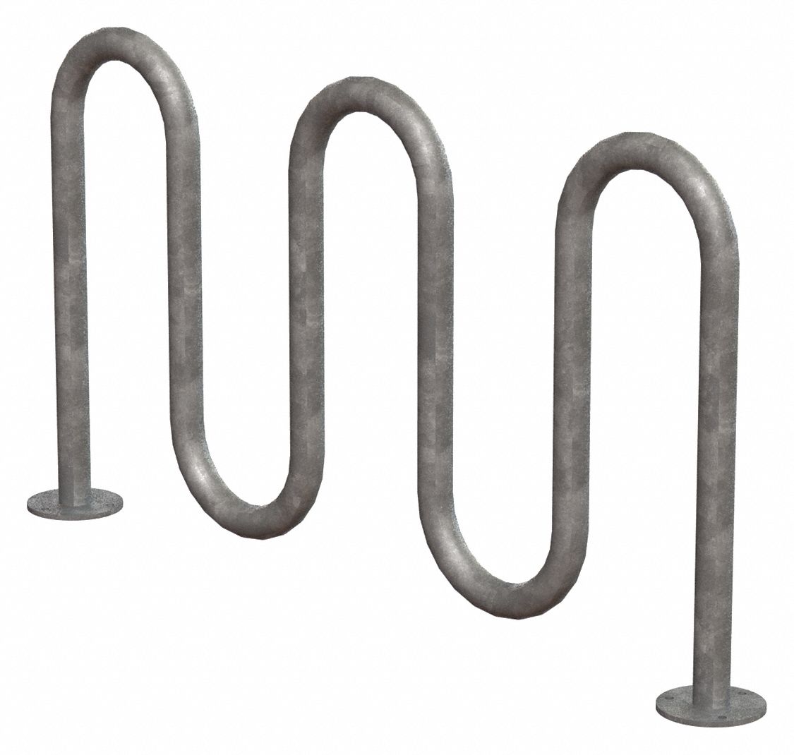 BIKE RACK,SURFACE,STEEL,7 BIKES,GREY