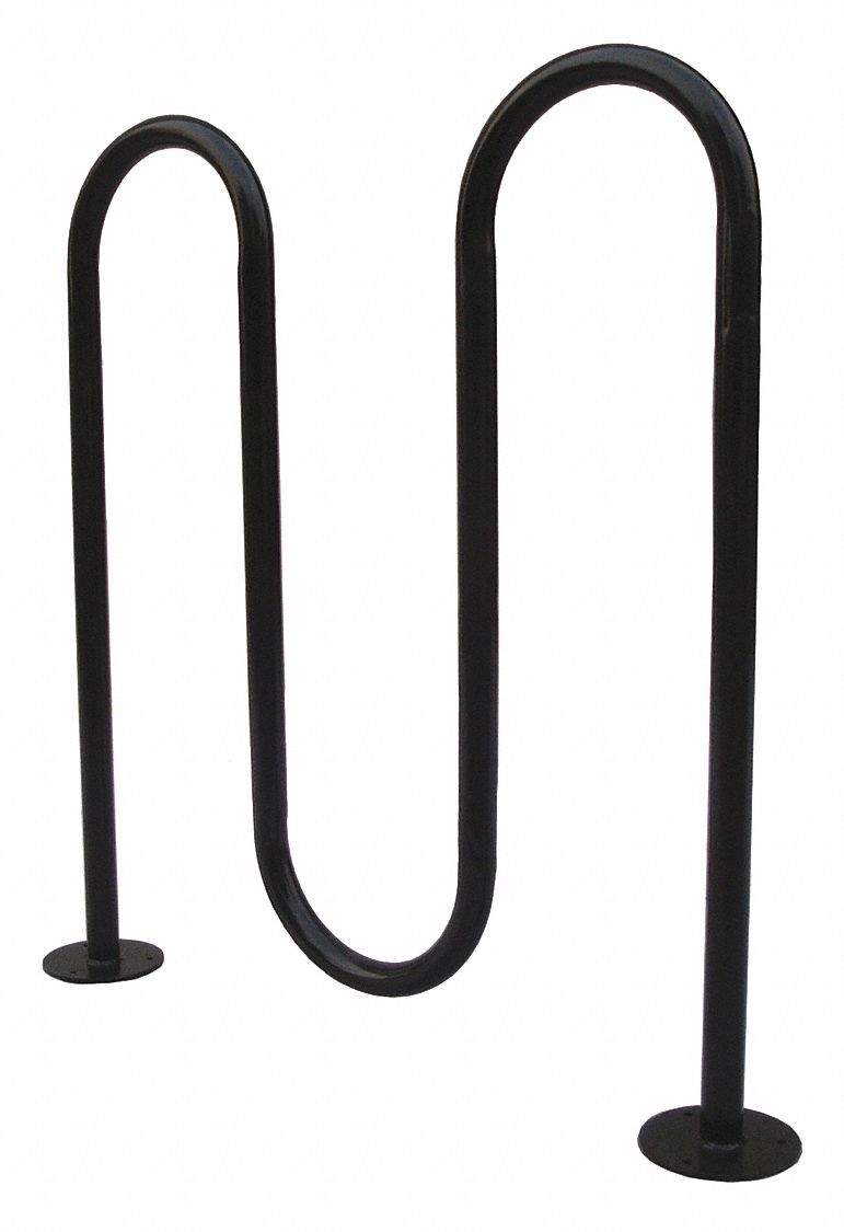 BIKE RACK,BLACK,STEEL,43-1/2