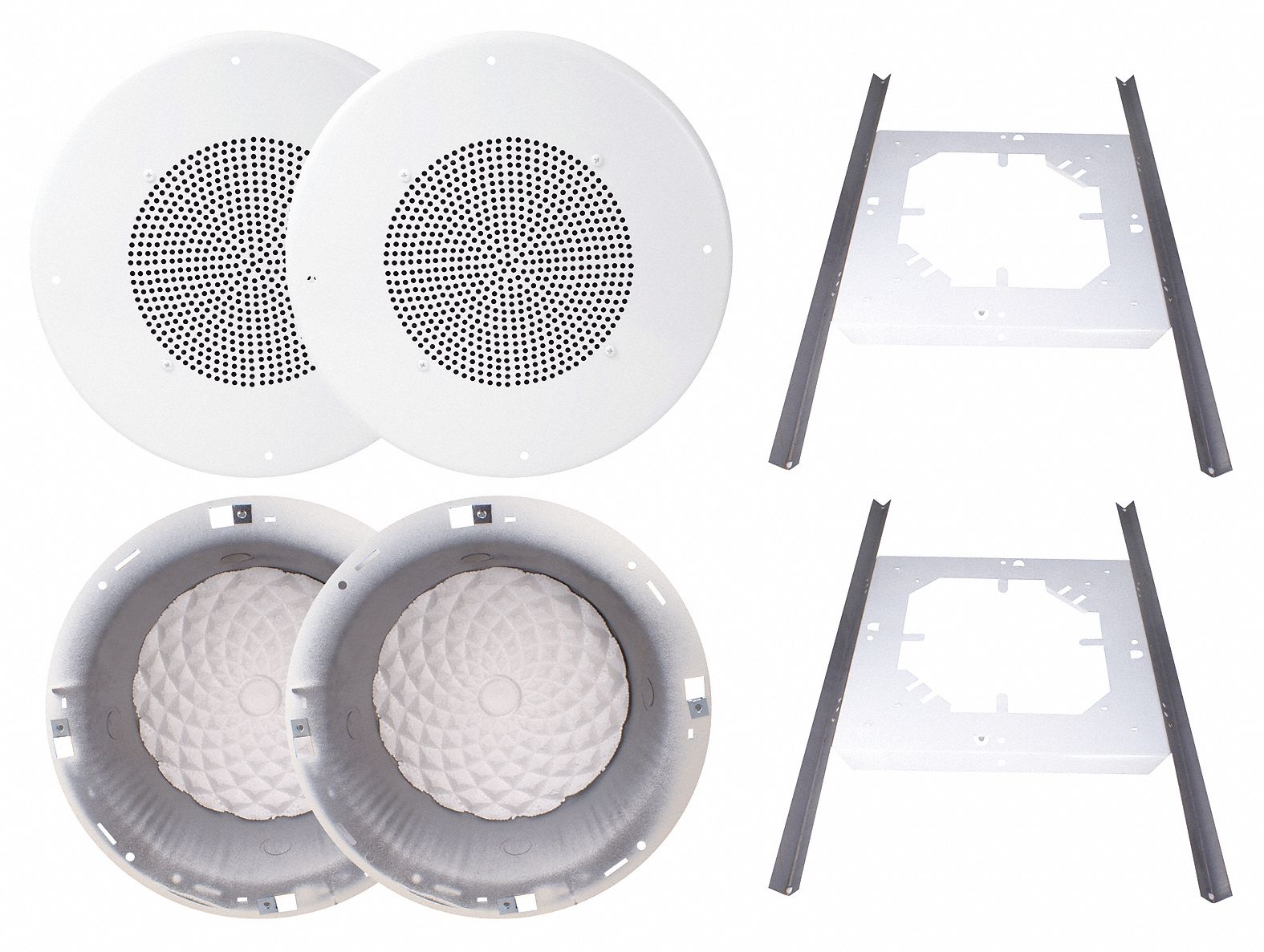 In Ceiling Speaker Kit 10 Watt Rms 8 Impedance Ohms 3 1 2 Overall Height In