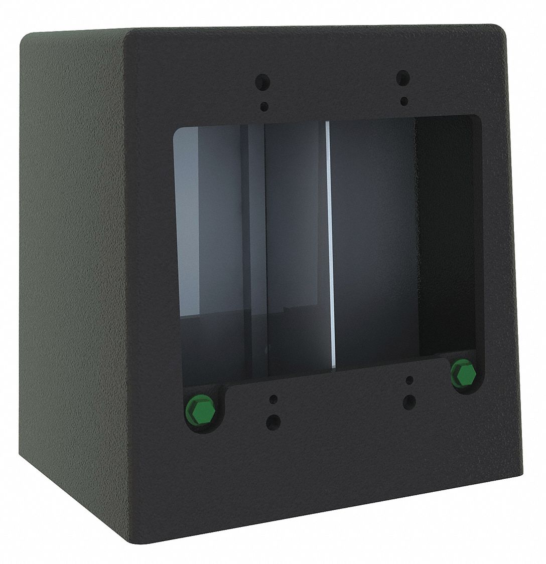 Electrical Pedestal: 4 1/4 in Overall Lg, 5 3/8 in Overall Wd, Aluminum, Mounting Shanks