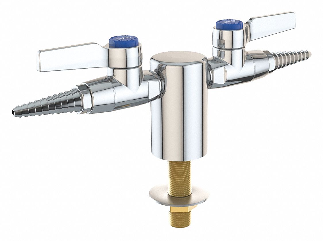 Ball Valve, Polished Chrome, 3/8" NPT