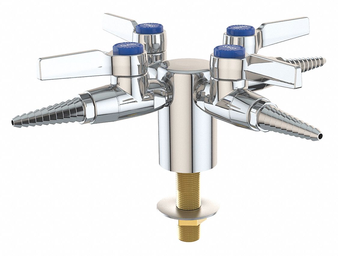 Ball Valve, Polished Chrome, 3/8" NPT