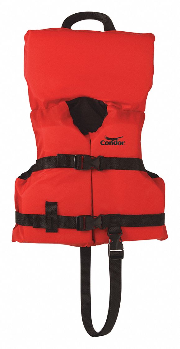 CONDOR Standard Life Jacket, USCG Type III, Foam Flotation Material