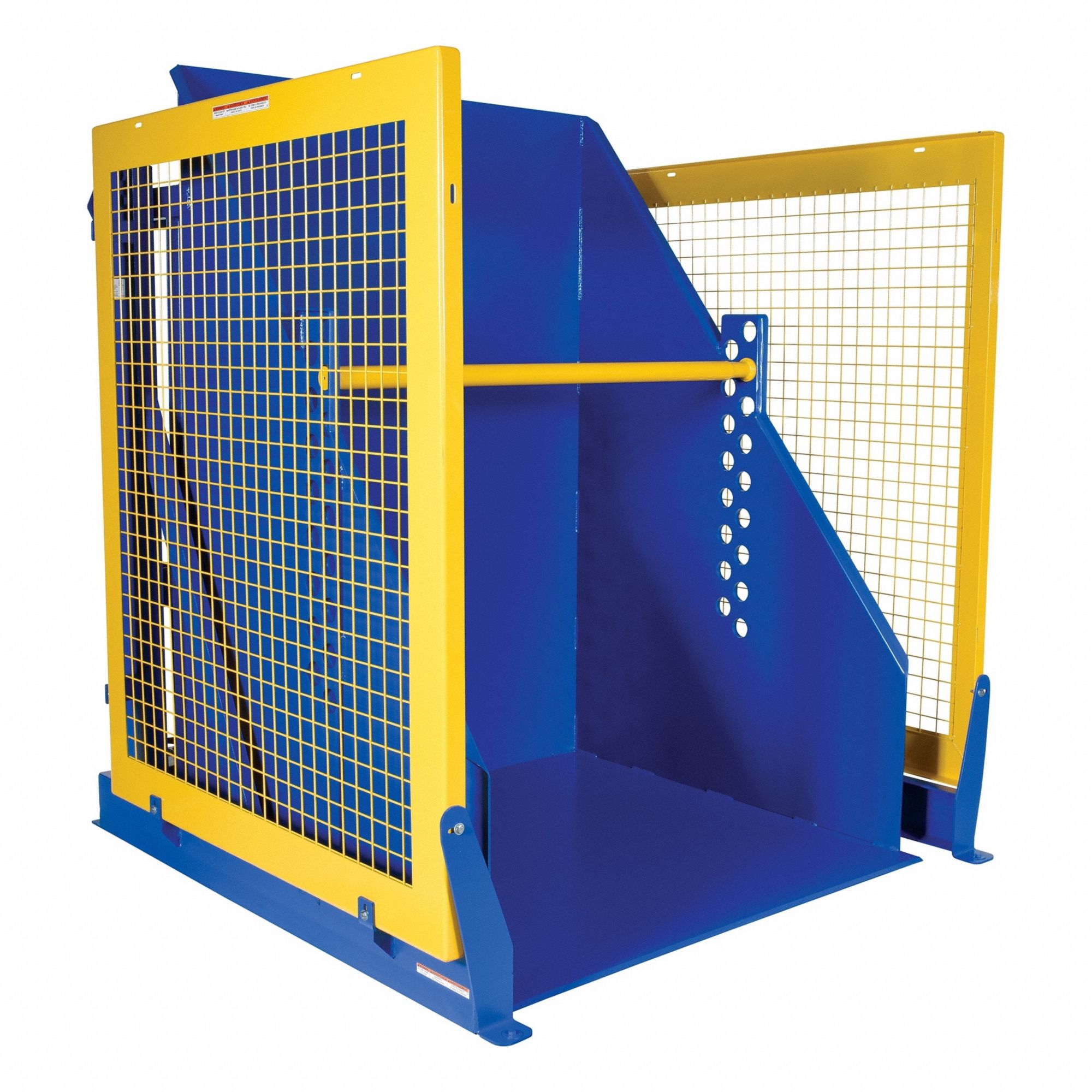 Box Dumper, 60 in. H, 4000 lb., Steel, 2 HP