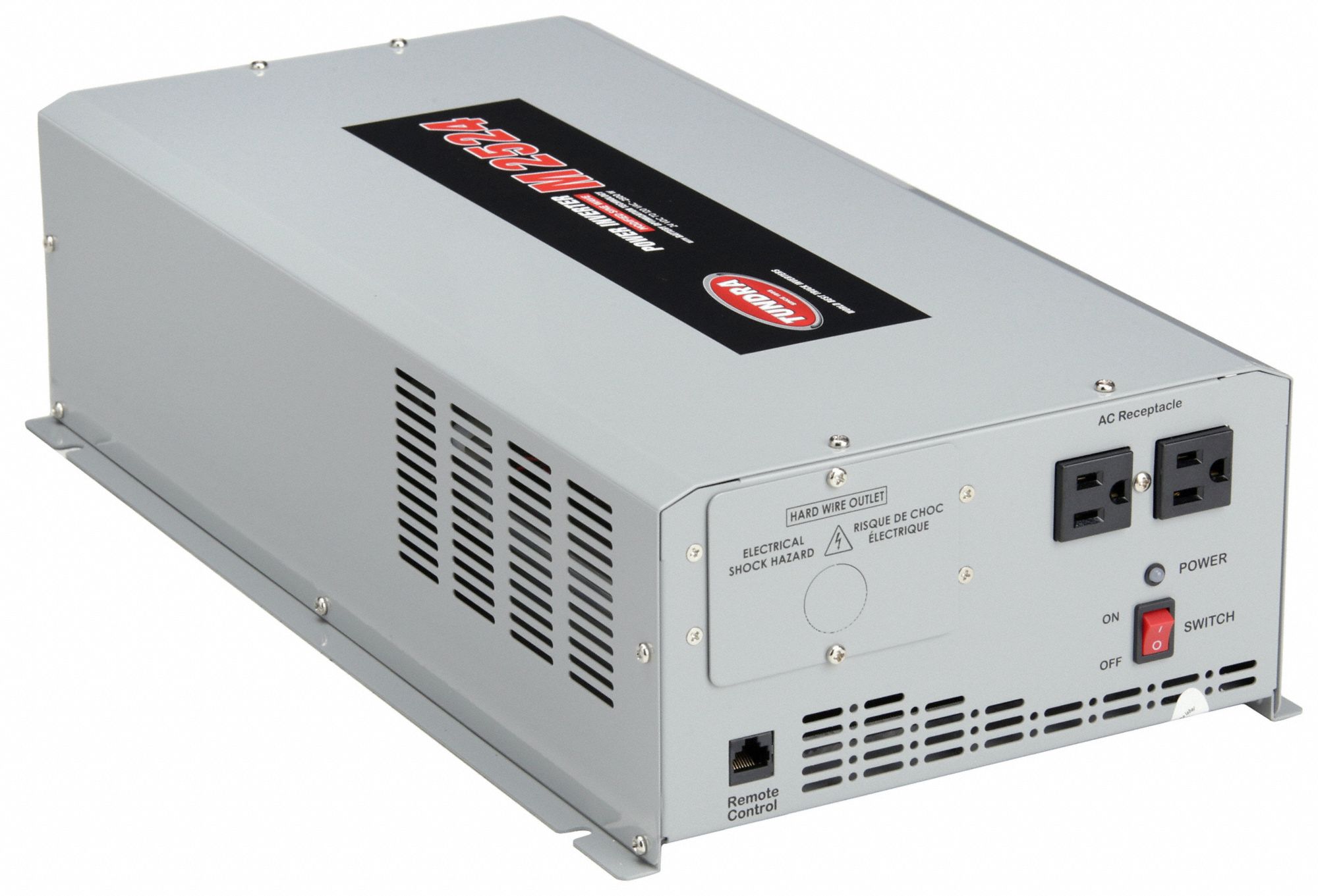 Inverter: Modified Sine Wave, Terminal Blocks, 2, 500 W Continuous Output Power, 3 Outlets