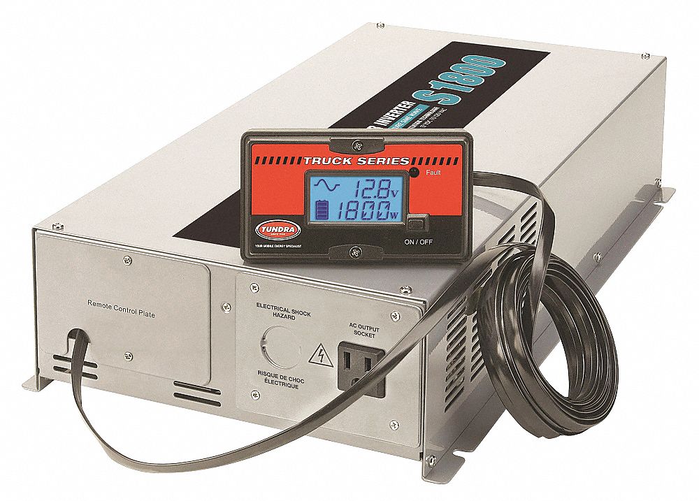 TUNDRA Inverter: Modified Sine Wave, Terminal Blocks, 2,000 W Continuous  Output Power, 2 Outlets - 45MR77|M2000 - Grainger