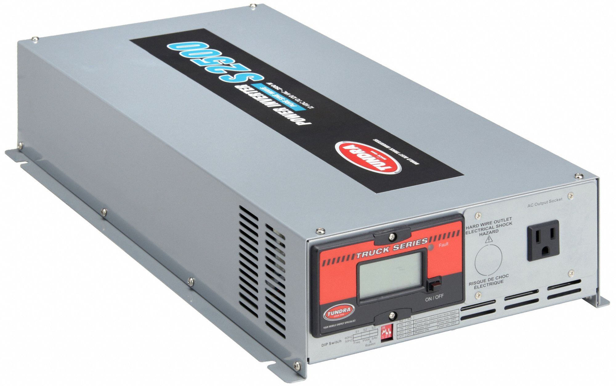 Inverter: Pure Sine Wave, Terminal Blocks, 2, 500 W Continuous Output Power, 2 Outlets, 12V DC