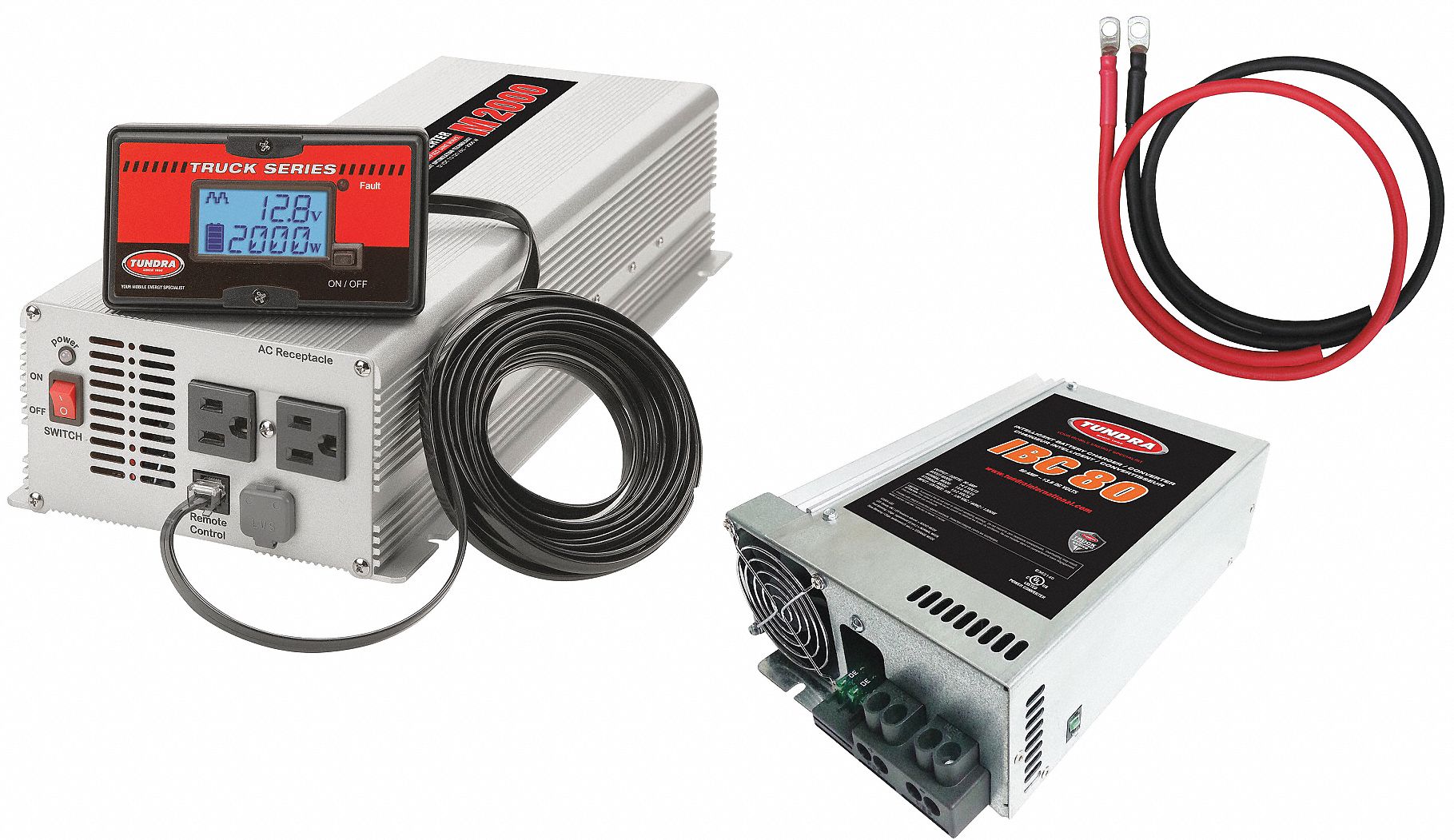 Inverter and Battery Charger: Modified Sine Wave, 4, 000 W Peak Output Power, 10.5 to 15V DC