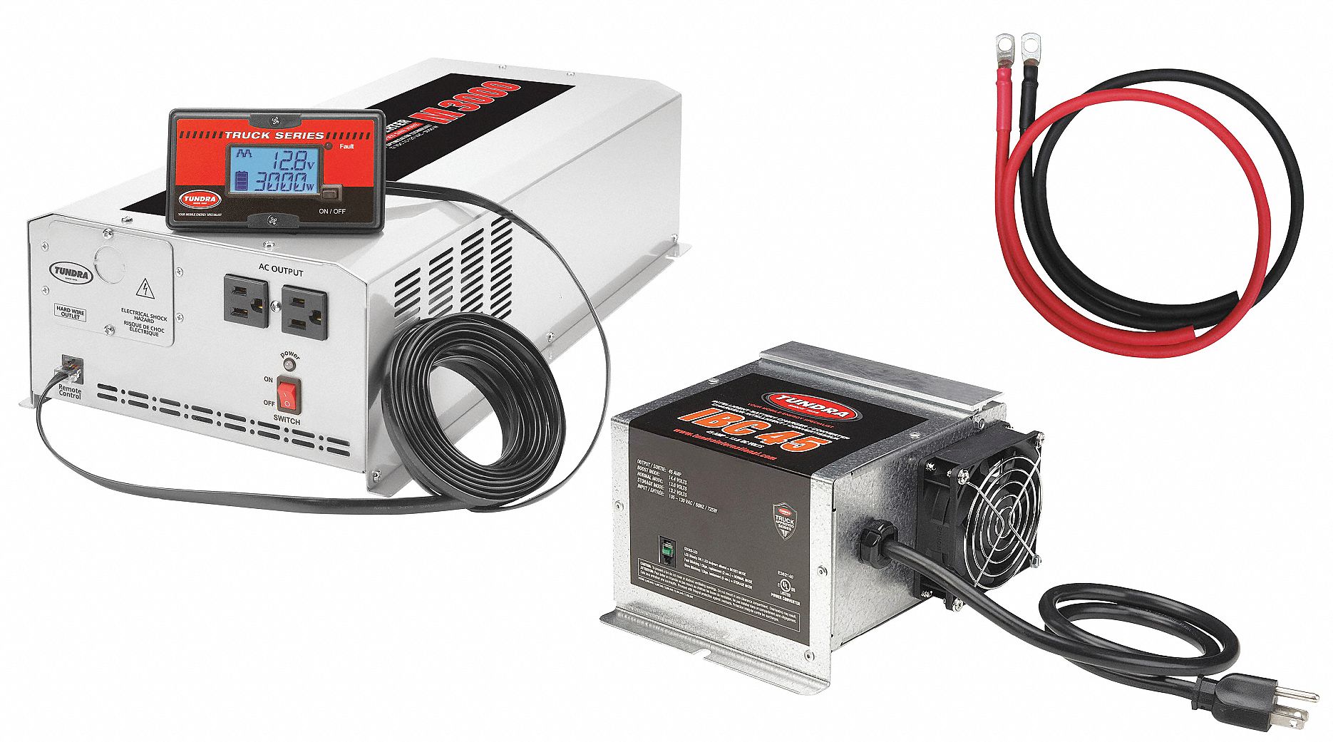 Inverter and Battery Charger: Modified Sine Wave, 6, 000 W Peak Output Power, 10.5 to 15V DC