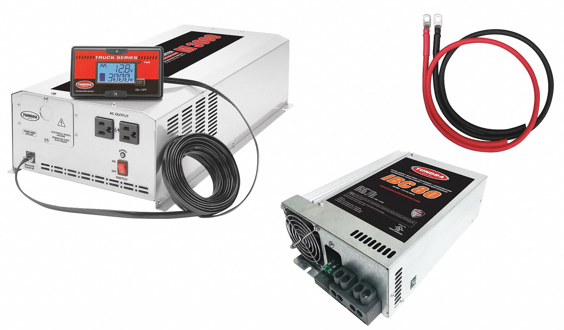 Inverter and Battery Charger: Modified Sine Wave, 6, 000 W Peak Output Power, 10.5 to 15V DC