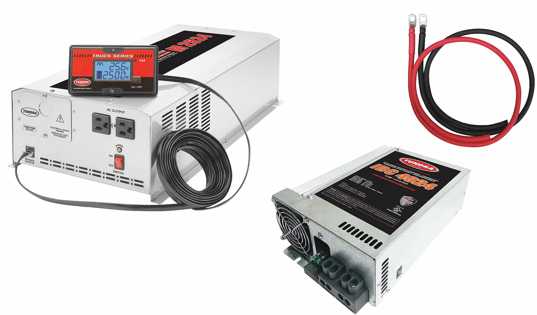 Inverter and Battery Charger: Modified Sine Wave, 5, 000 W Peak Output Power, 10.5 to 15V DC