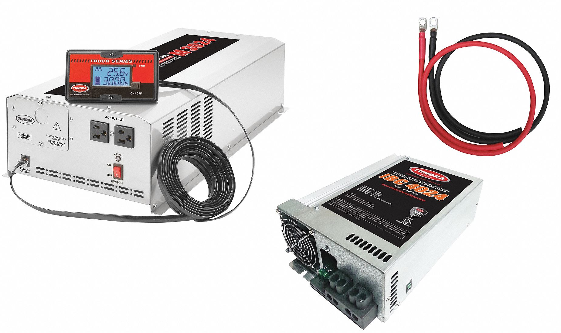 Inverter and Battery Charger: Modified Sine Wave, 6, 000 W Peak Output Power, 10.5 to 15V DC