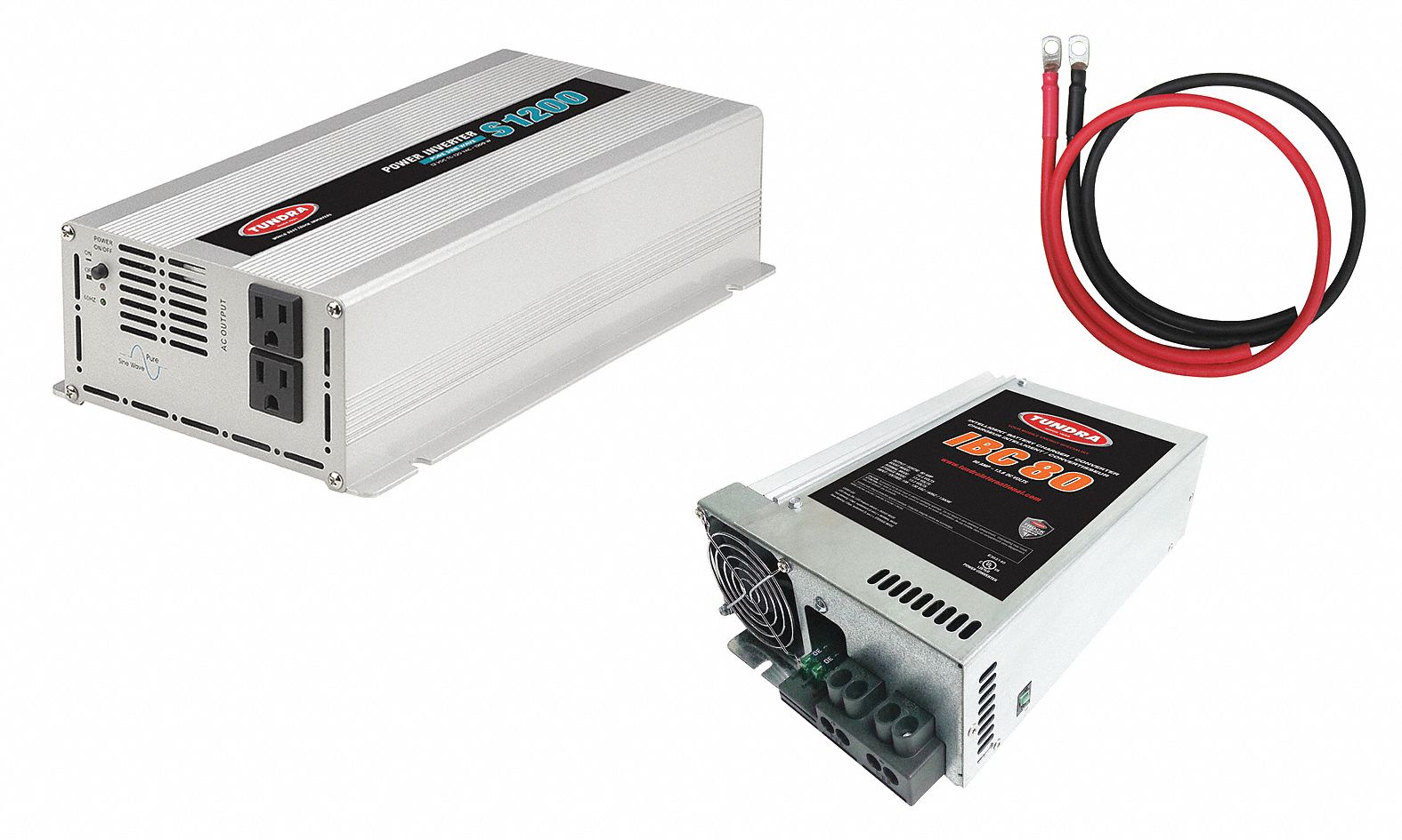 Inverter and Battery Charger: Pure Sine Wave, 2, 400 W Peak Output Power, 10.5 to 15V DC