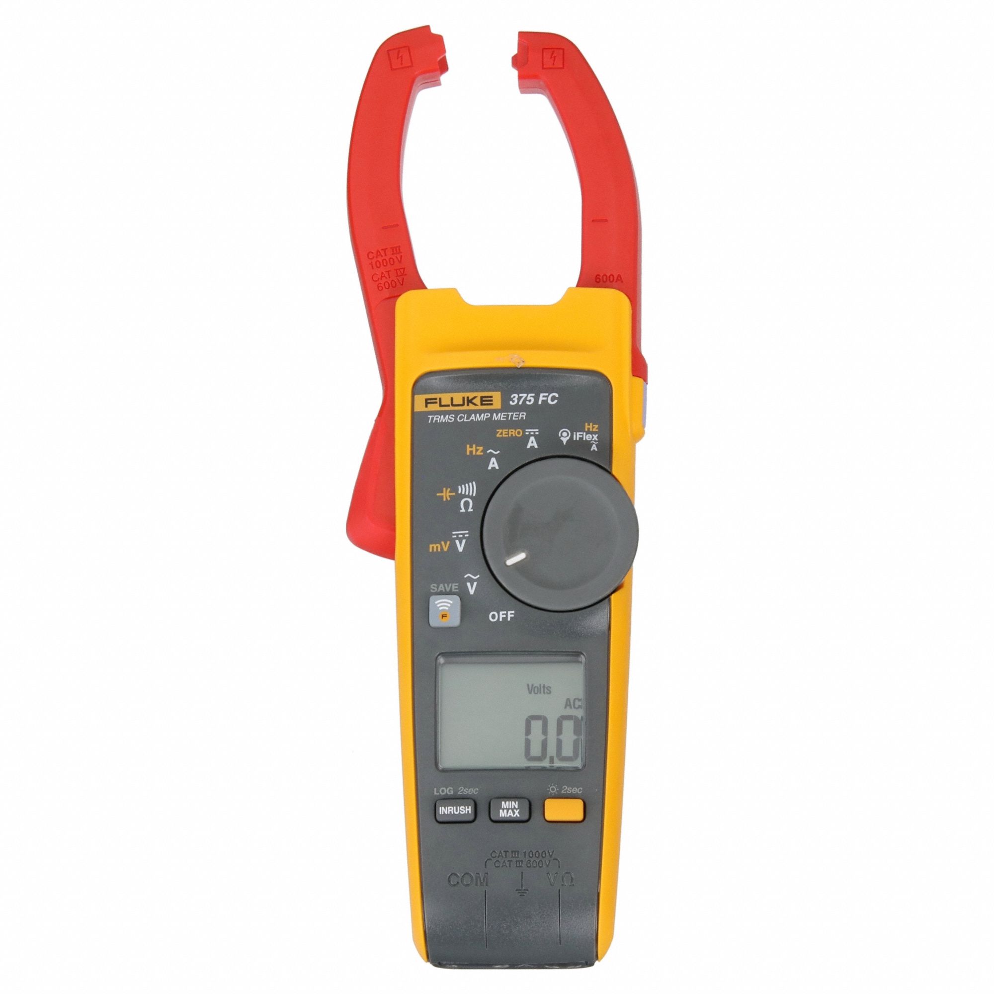 METER CLAMP 600A AC/DC FLUKE CONN